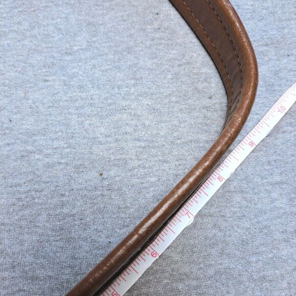 Liz & Co Purse Half Moon Bag Satchel Rosewood Vegan Leather Handbag boho hippie - Picture 15 of 15